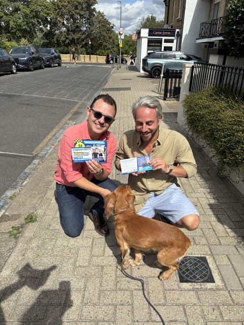 Sam Merullo on the campaign trail