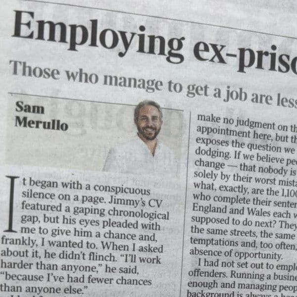Sam Merullo on the campaign trail